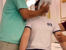 Hot Asian man in gay porn video scene 1