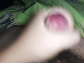 Muscular gay man masturbates hard as a slut.