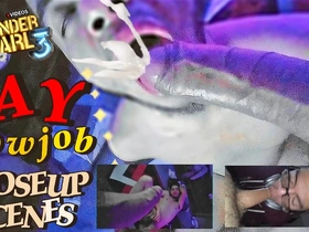 Close up and personal: See how Chacalexander and Carl perform gay blowjobs like experts.