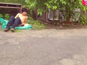 Teen skinny blond Hansel Thio goes public for a hot photo shoot.