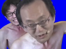 Gay Japanese man enjoys solo pleasure.