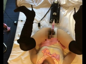 Ayumis solo pleasure with a unique anal toy