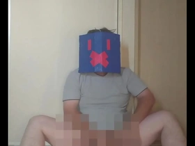 Gay Japanese man pleasuring himself.