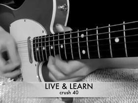 Japanese soloboy performs a hardcore guitar solo