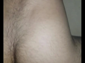 Hot and hairy Iraqi gay top in action