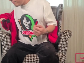 Average cock in gay Japanese shower scene