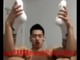 Gay Asian cam show with hot boy climaxing