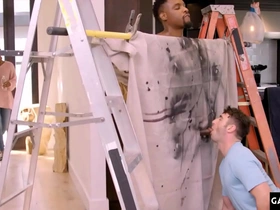 Interracial gay sissy in hot gay sex action