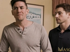 Masqulins hunk Jack Hunter has rough gay sex with his lover Taylor Reign.