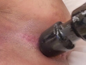 Gay anal sex with toys and an Indian man