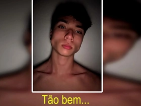 Solo boys sensual performance in Japanese-themed porn video