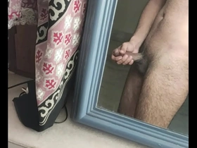 Young Indian man shows off his big dick in homemade video