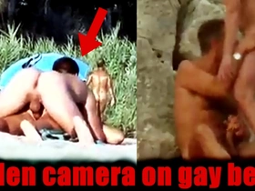 Secret camera captures the best of a nude gay beach experience