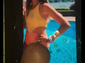 Interracial cum tributes on white 18-year-old teen