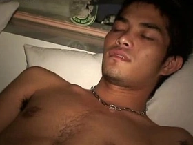 Young and straight Asian men engage in masturbation and gay sex.